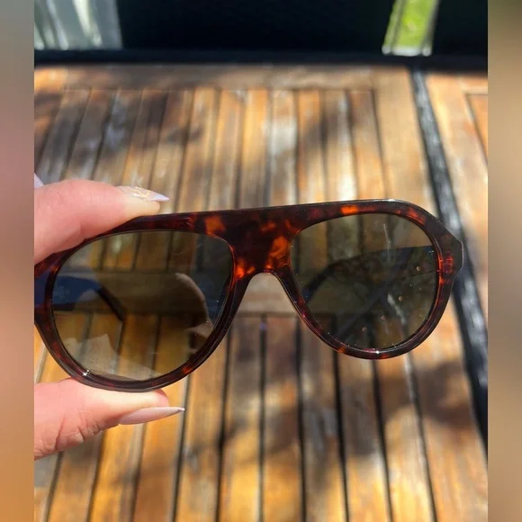 vanlinker | Accessories | Vanlinker Retro Aviators Brown  display picture 1